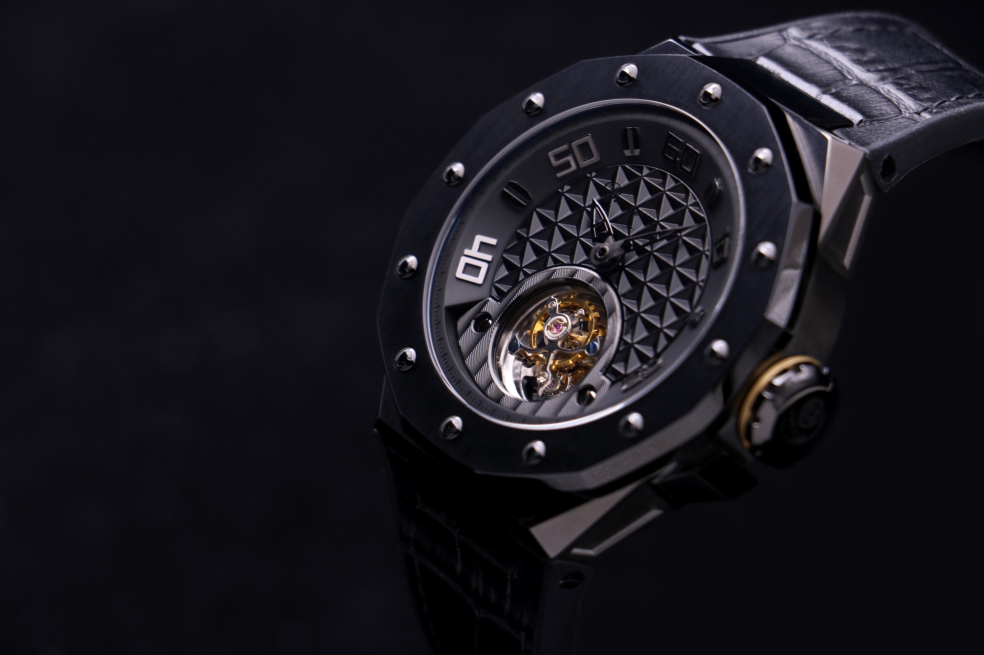 Phantoms Dark Matter Shield Flying Tourbillon Mechanical Watch
