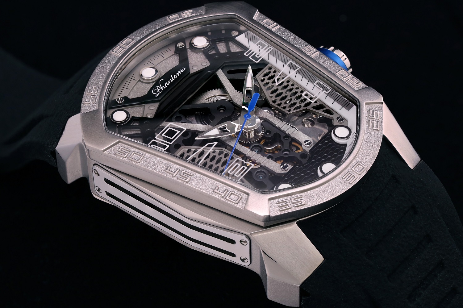 Gun Blade Futuristic Mechanical Skeleton Watch