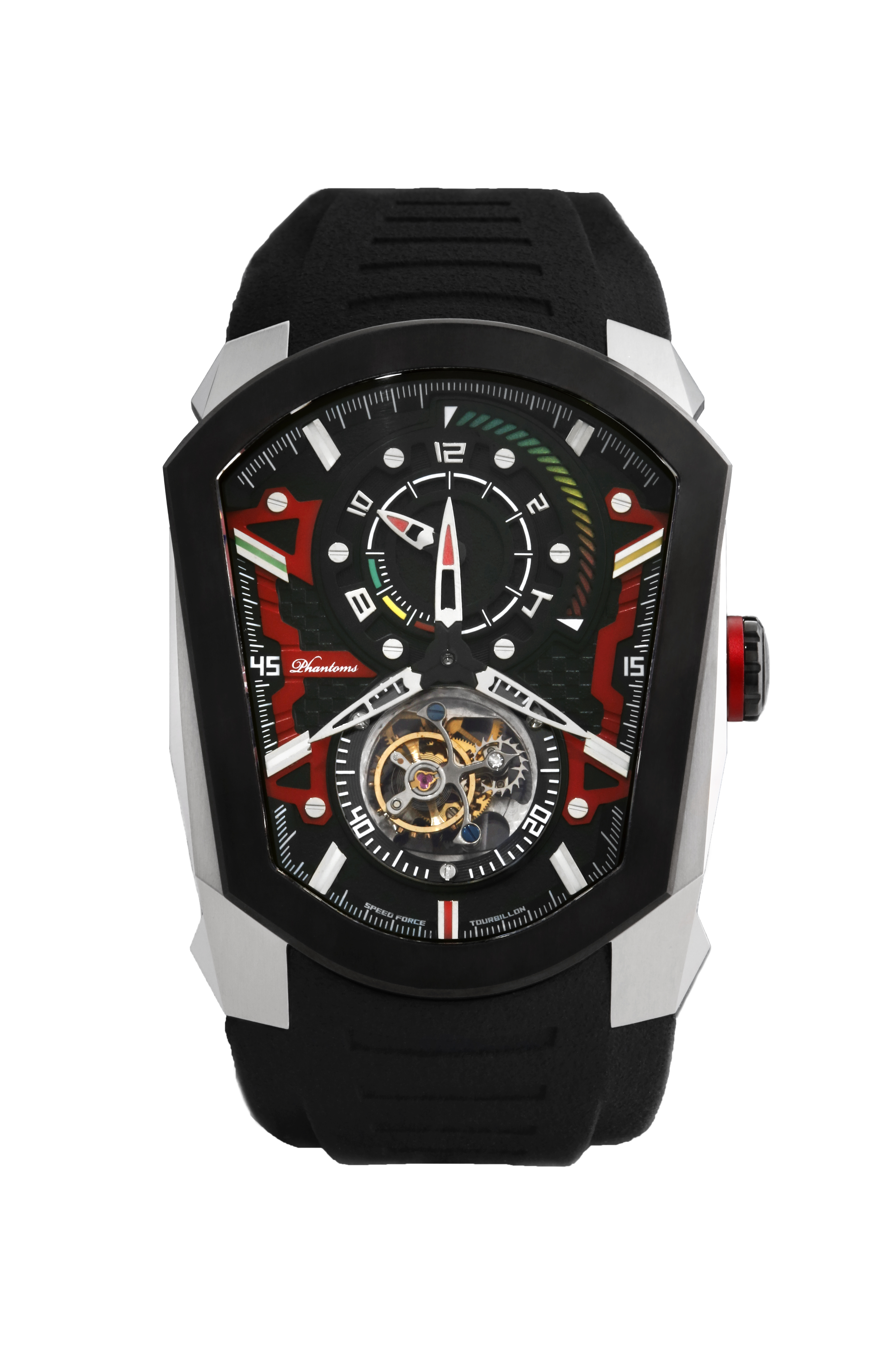 PHTW701 - zoom speed force affordable tourbillon tme coffin mechanical watch 