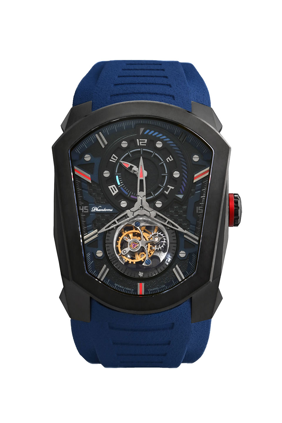 PHTW702-01 negative speed force affordable tourbillon tme coffin mechanical watch