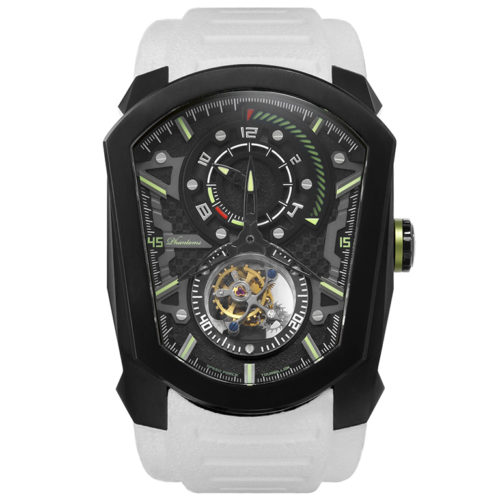 cosmic speedforce mechanical watch white automatic watch phantoms tourbillon white strap