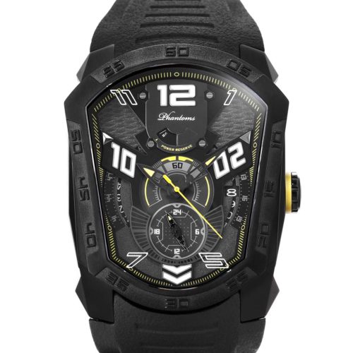 Sparklic Laser Series Japanese Miyota Automatic Watch, Phantoms Watch Tourbillon, Sporty Mechanical Watch For Men